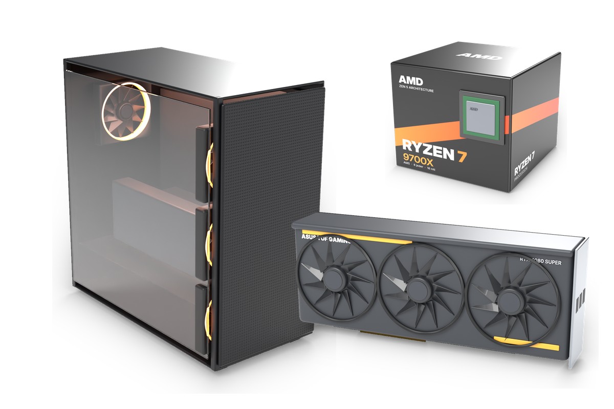 Računalnik po meri s procesorjem AMD Ryzen in grafično kartico